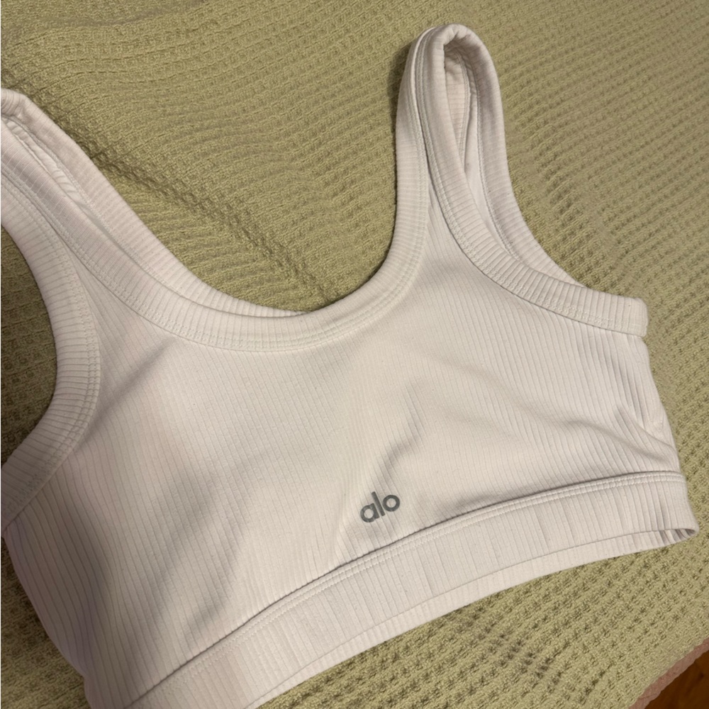 ALO workout bra size L WORN 1x